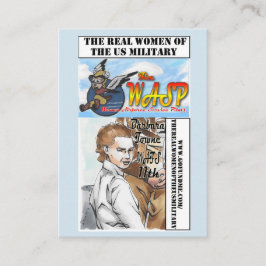 De WASP Barbara Towne-handelskaart Visitekaartje