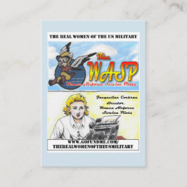 De WASP Jacqueline Cochran-handelskaart Visitekaartje