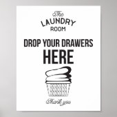 De wasruimte poster (Voorkant)