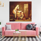 De wasvrouw canvas afdruk (Insitu (Woonkamer))