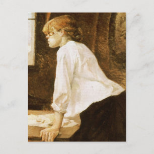 De Wasvrouw door Henri de Toulouse-Lautrec Briefkaart
