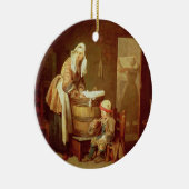 De wasvrouw keramisch ornament (Rechts)