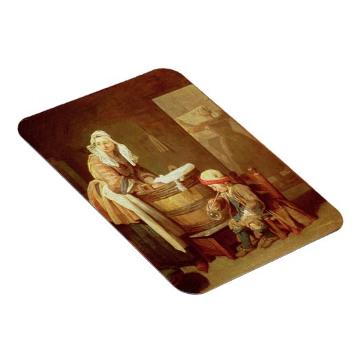 De wasvrouw magneet (Rechterzijde)