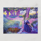 De Wasvrouw, schilderij, Briefkaart (Voorkant)