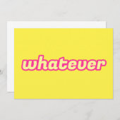 De 'Wat'-kunst Kaart (Voorkant / Achterkant)