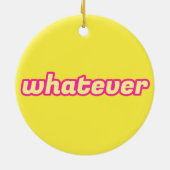 De 'Wat'-kunst Keramisch Ornament (Achterkant)