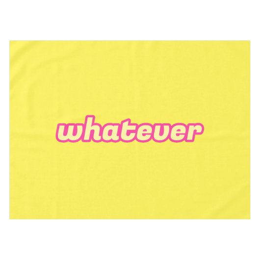 De 'Wat'-kunst Tafelkleed (Voorkant (Horizontaal))