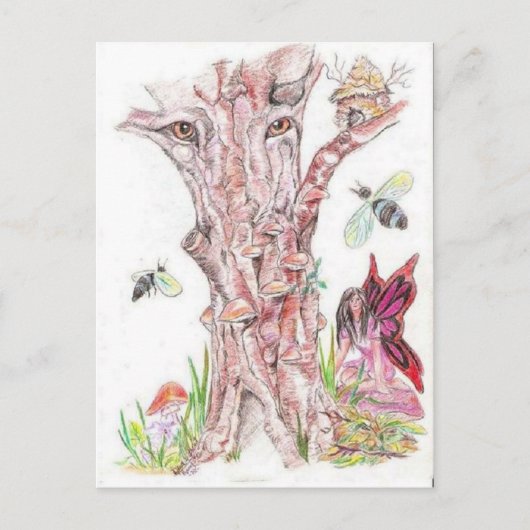 De watcher (2) briefkaart (Voorkant)