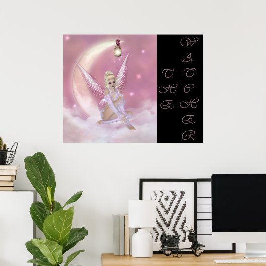 De Watcher - Fantasy Fae Print (Thuiskantoor)