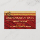 De Watchers Egyptische 3D Optische AdverTISE MARKT Visitekaartje (Achterkant)