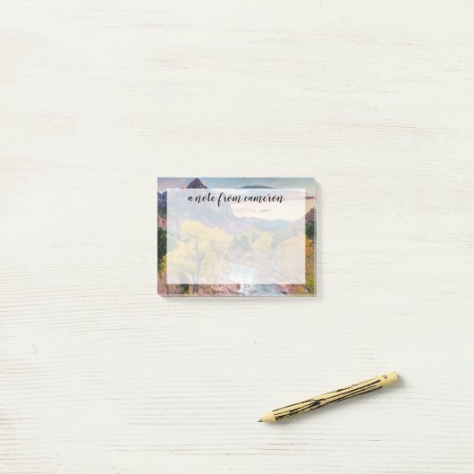 De Watchman in het najaar Post-it® Notes (Op bureau)