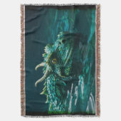 De Water Dragon Fantasy Kunst Deken (Voorkant Verticaal)