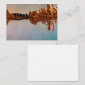 De waterbegrafenis door Newell Convers Wyeth Notitiekaartje (Voorkant / Achterkant)