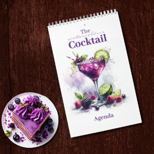 De Watercolor Cocktail Agenda Kalender