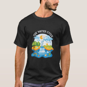 De Watercyclus Meteologie Weersverwachting Wolk T-shirt