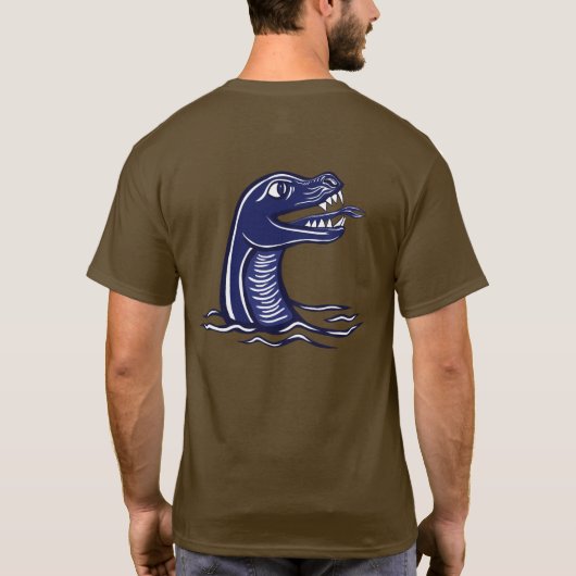 De waterdraak t-shirt (Achterkant)