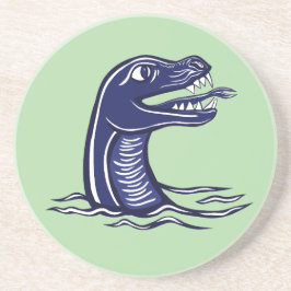 De waterdraak zandsteen onderzetter