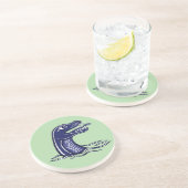 De waterdraak zandsteen onderzetter (Zijkant)