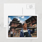 De waterdrager. Briefkaart (Voorkant / Achterkant)