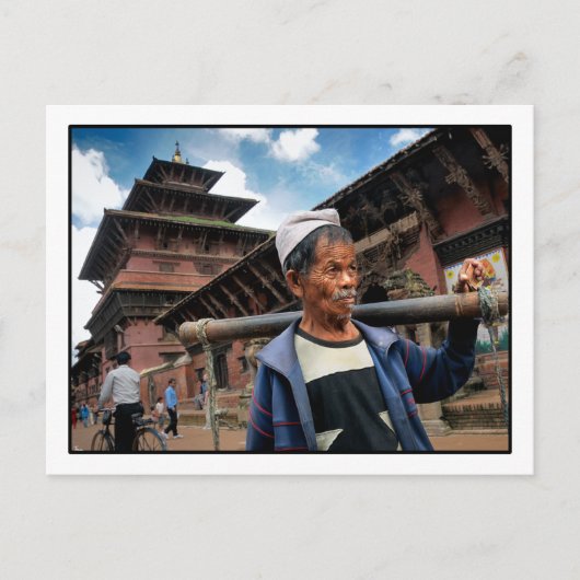 De waterdrager. Briefkaart (Voorkant)