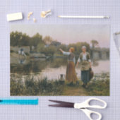 De Waterdragers door Daniel Ridgway Knight Tissuepapier (Craft)