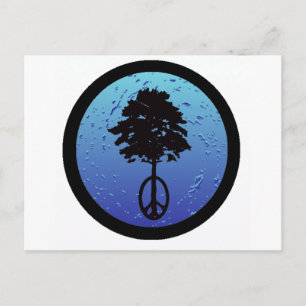 De waterdruppels briefkaart