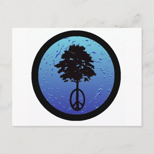 De waterdruppels briefkaart (Voorkant)