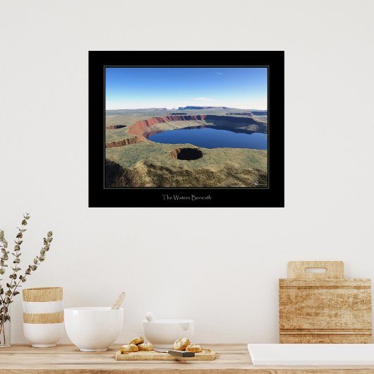 De wateren onder poster (Keuken)