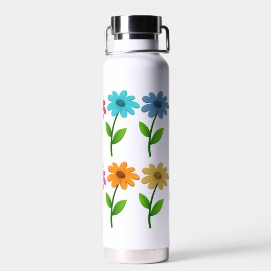 De waterfles van de lentebloemen (Achterkant)