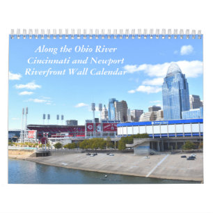 De waterfront van de kalender Cincinnati/Newport W