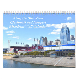 De waterfront van de kalender Cincinnati/Newport W