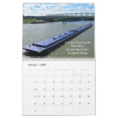 De waterfront van de kalender Cincinnati/Newport W (Jan 2027)
