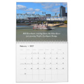 De waterfront van de kalender Cincinnati/Newport W (Feb 2027)