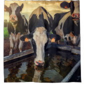 De waterkant douchegordijn (Voorkant)