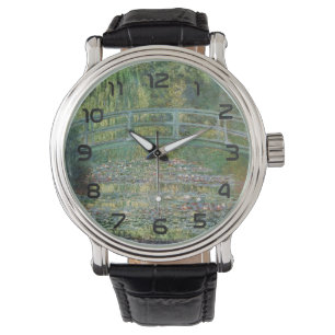 De waterlelie vijver Franse schilderkunst Horloge