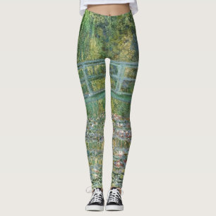 De waterlelie vijver    Franse schilderkunst Leggings