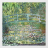 De waterlelie vijver |  Franse schilderkunst Raamsticker (Vel)