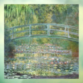 De waterlelie vijver |  Franse schilderkunst Raamsticker (Vel 3)