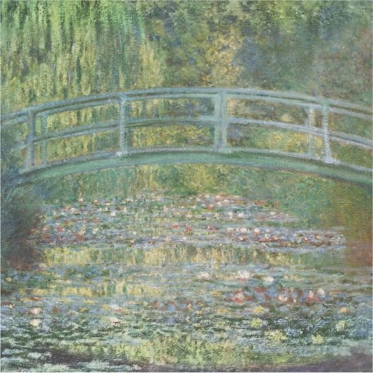 De waterlelie vijver |  Franse schilderkunst Sticker (Voorkant)