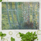 De waterlelie vijver | Franse schilderkunst Theedoek (Gevouwen)