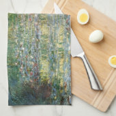 De waterlelie vijver | Franse schilderkunst Theedoek (Quarter Fold)