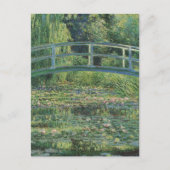 De Waterlelie Vijver, Landschap Olieverf, Monet Briefkaart (Voorkant)