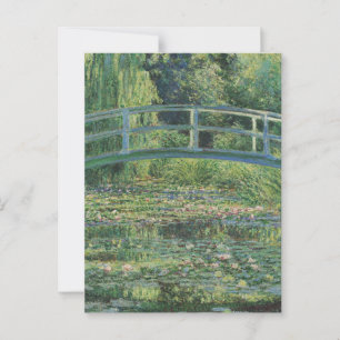 De Waterlelie Vijver, Landschap Olieverf, Monet Briefkaart