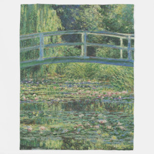 De Waterlelie Vijver, Landschap Olieverf, Monet Fleece Deken