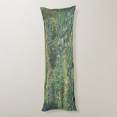 De Waterlelie Vijver, Landschap Olieverf, Monet Lichaamskussen (Achterkant (Verticaal))