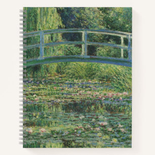 De Waterlelie Vijver, Landschap Olieverf, Monet Notitieboek