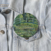 De Waterlelie Vijver, Landschap Olieverf, Monet Ronde Button 4,0 Cm (In situ)