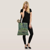 De Waterlelie Vijver, Landschap Olieverf, Monet Tote Bag (Op model)