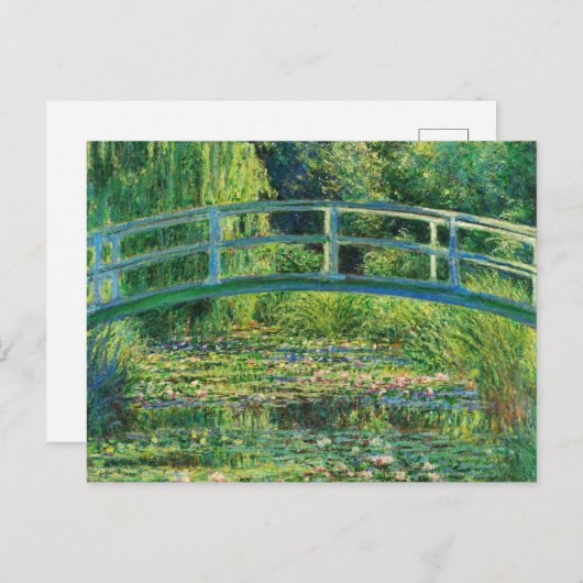 De waterlelie vijver van Claude Monet Feestdagenkaart (Voorkant / Achterkant)