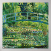 De waterlelie vijver van Claude Monet Poster (Voorkant)